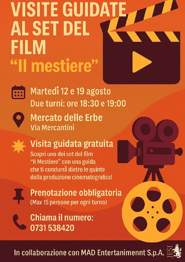 Visita set film il mestiere