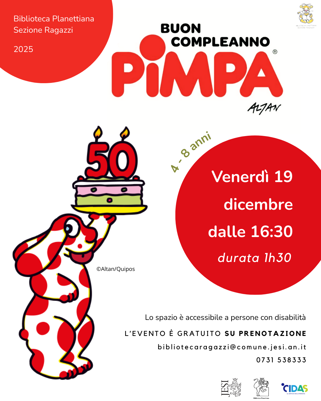 Pimpa party Cagnolina Pimpa