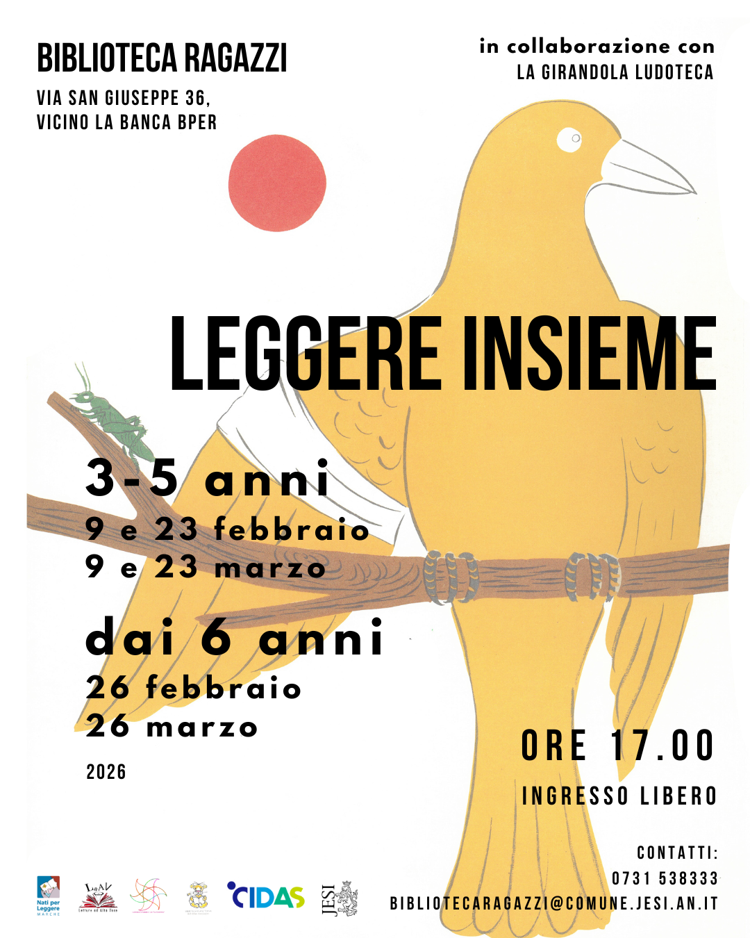 Locandina leggere insieme